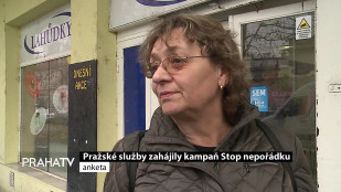 Pražské služby zahájily kampaň Stop nepořádku