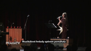 Muzikálové hvězdy zpěvem pomáhaly
