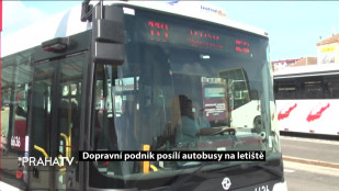 Dopravní podnik posílí autobusy na letiště 
