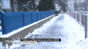 Praha je připravena na zimní úklid