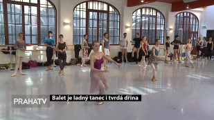 Balet je ladný tanec i tvrdá dřina