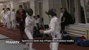 Sportovní šerm má v Praze dlouholetou tradici