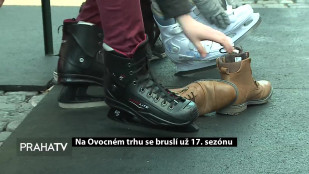 Na Ovocném trhu se bruslí už 17. sezónu