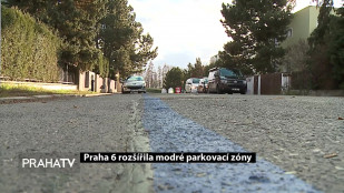 Praha 6 rozšířila modré parkovací zóny