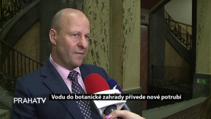 Vodu do botanické zahrady přivede nové potrubí