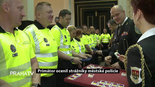 Primátor ocenil strážníky Městské policie