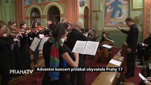 Adventní koncert přilákal obyvatele Prahy 17