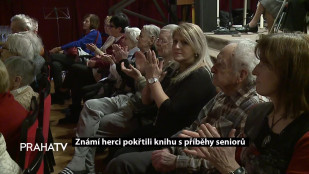 Známí herci pokřtili knihu s příběhy seniorů