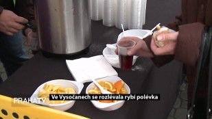 Ve Vysočanech se rozlévala rybí polévka