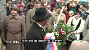 TGM se po sto letech vrátil do Prahy