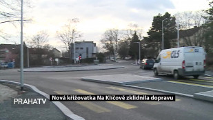 Nová křižovatka Na Klíčově zklidnila dopravu