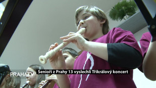 Senioři z Prahy 13 vyslechli Tříkrálový koncert