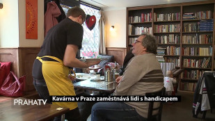 Kavárna v Praze zaměstnává lidi s handicapem