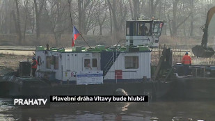 Plavební dráha Vltavy bude hlubší