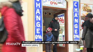 Pražští senátoři se sešli s primátorem hl. města