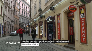 Praha bojuje s podvodnými směnárnami