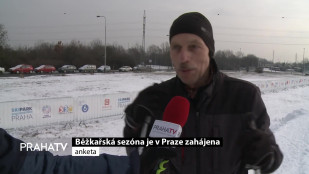 Běžkařská sezóna je v Praze zahájena