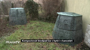 Kompostovat bioodpad lze v bytě i v kanceláři
