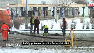 Začaly práce na mostě v Bubenské ulici