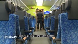 Vzrůstá počet posprejovaných vlaků