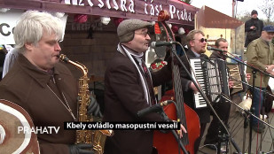 Kbely ovládlo masopustní veselí