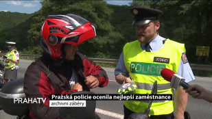 Pražská policie ocenila nejlepší zaměstnance