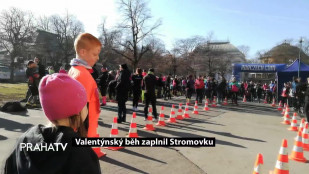 Valentýnský běh zaplnil Stromovku