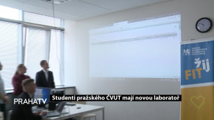 Studenti pražské ČVUT mají novou laboratoř