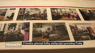 Primátor převzal fotky zachycující proměny Prahy