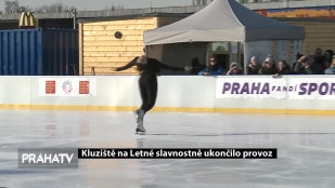 Kluziště na Letné slavnostně ukončilo provoz