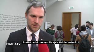 Pražští radní zhodnotili svých 100 dní ve funkci