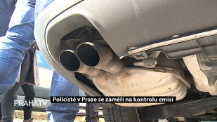 Policisté v Praze se zaměří na kontrolu emisí 