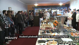 Studenti předvedli nové trendy studené kuchyně