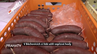 V Běchovicích si lidé užili vepřové hody
