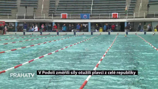 V Podolí změřili síly otužilí plavci z celé republiky