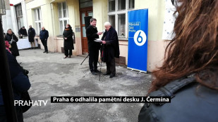 Praha 6 odhalila pamětní desku J. Čermína