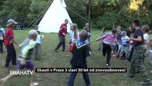 Skauti v Praze 3 slaví 30 let od znovuobnovení