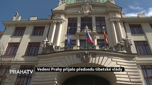 Vedení Prahy přijalo předsedu tibetské vlády