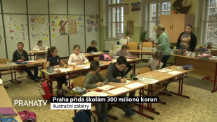 Praha přidá školám 300 milionů korun