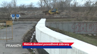 Mělník dostaví povodňové zábrany