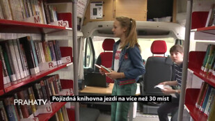 Pojízdná knihovna jezdí na více než 30 míst