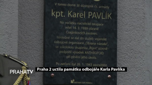 Praha 2 uctila památku odbojáře Karla Pavlíka