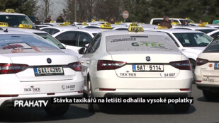 Stávka taxikářů na letišti odhalila vysoké poplatky