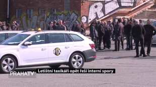 Letištní taxikáři opět řeší interní spory