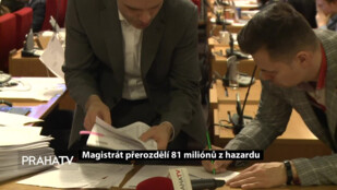 Magistrát přerozdělí 81 miliónů z hazardu