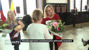 Handicapovaní zaměstnanci převzali ocenění