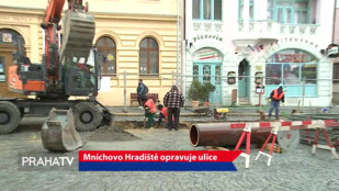 Mnichovo Hradiště opravuje ulice