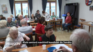 Klub seniorů navštívil kandidát do senátu