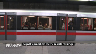 Signál v pražském metru se dále rozšiřuje