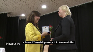 V Praze 17 rozdali plakety J. A. Komenského